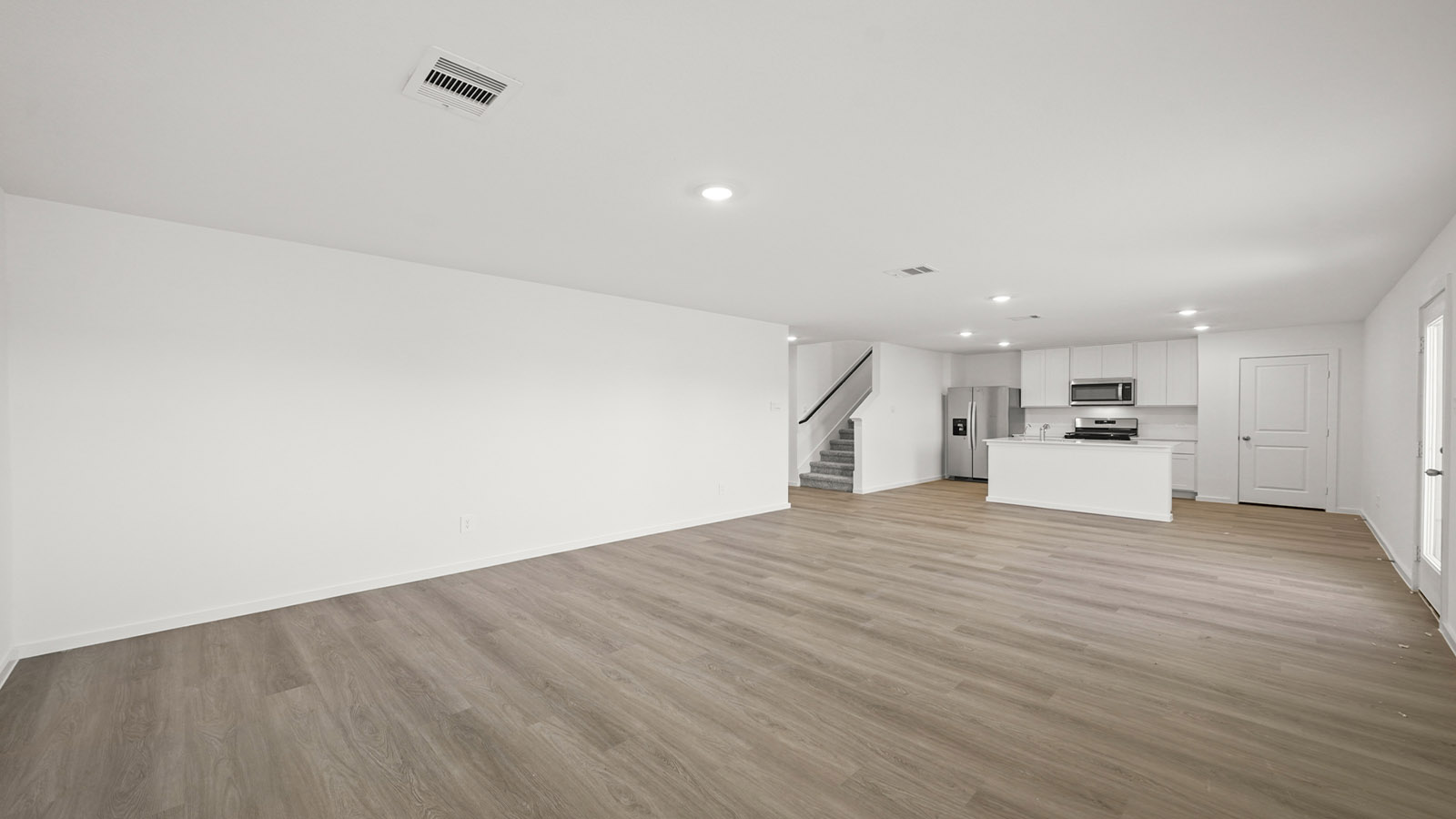 open concept floor plan