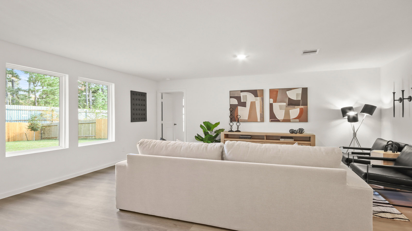 open concept floor plan