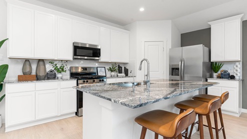 elegant and spacious kitchen island