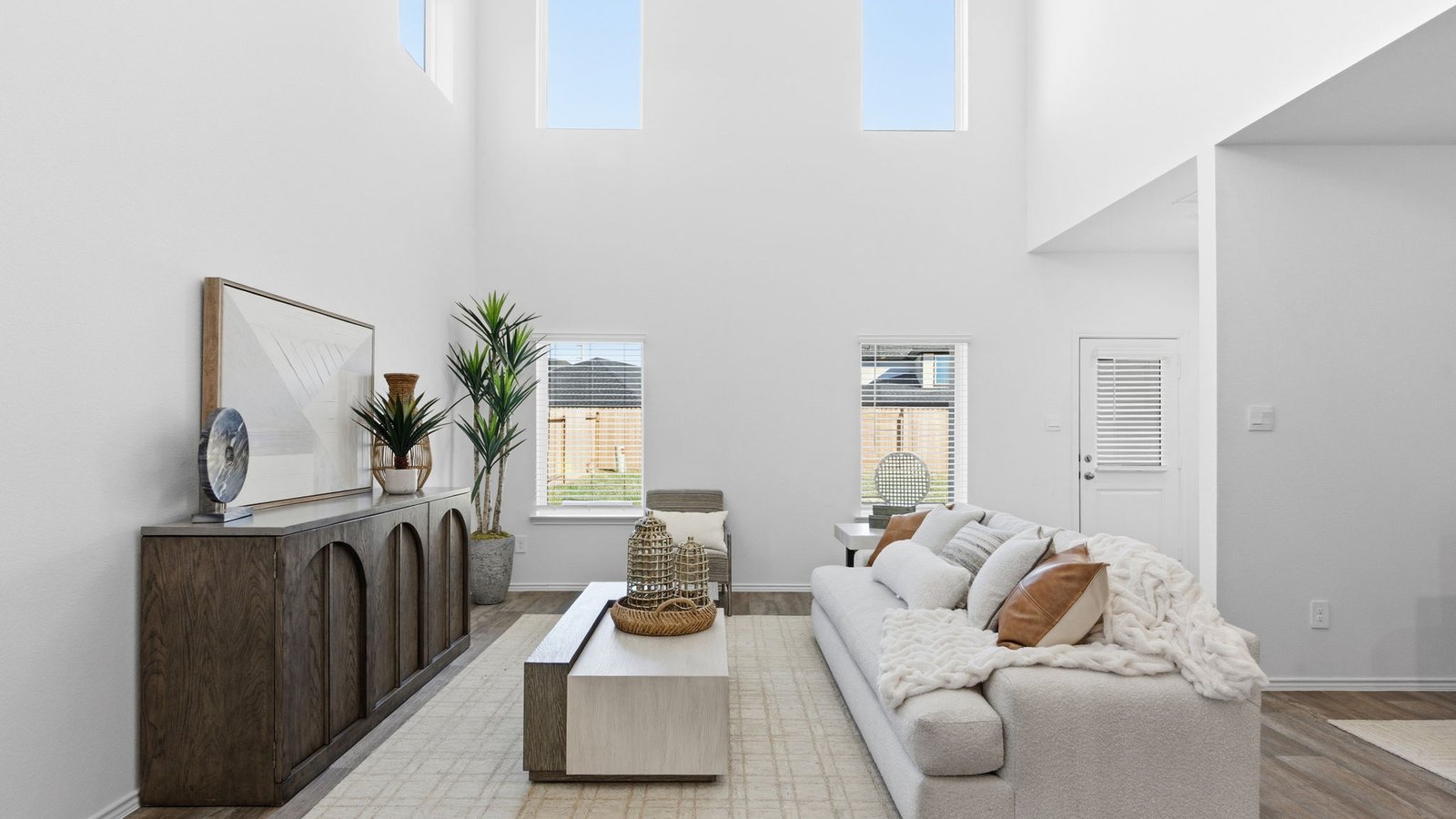 spacious living room