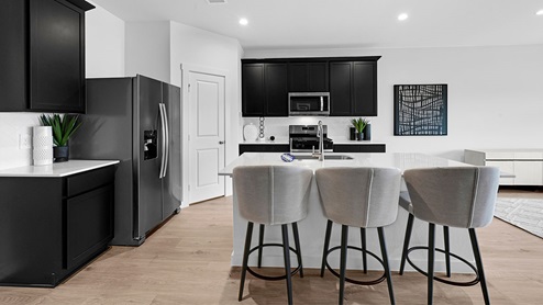 kitchen with island