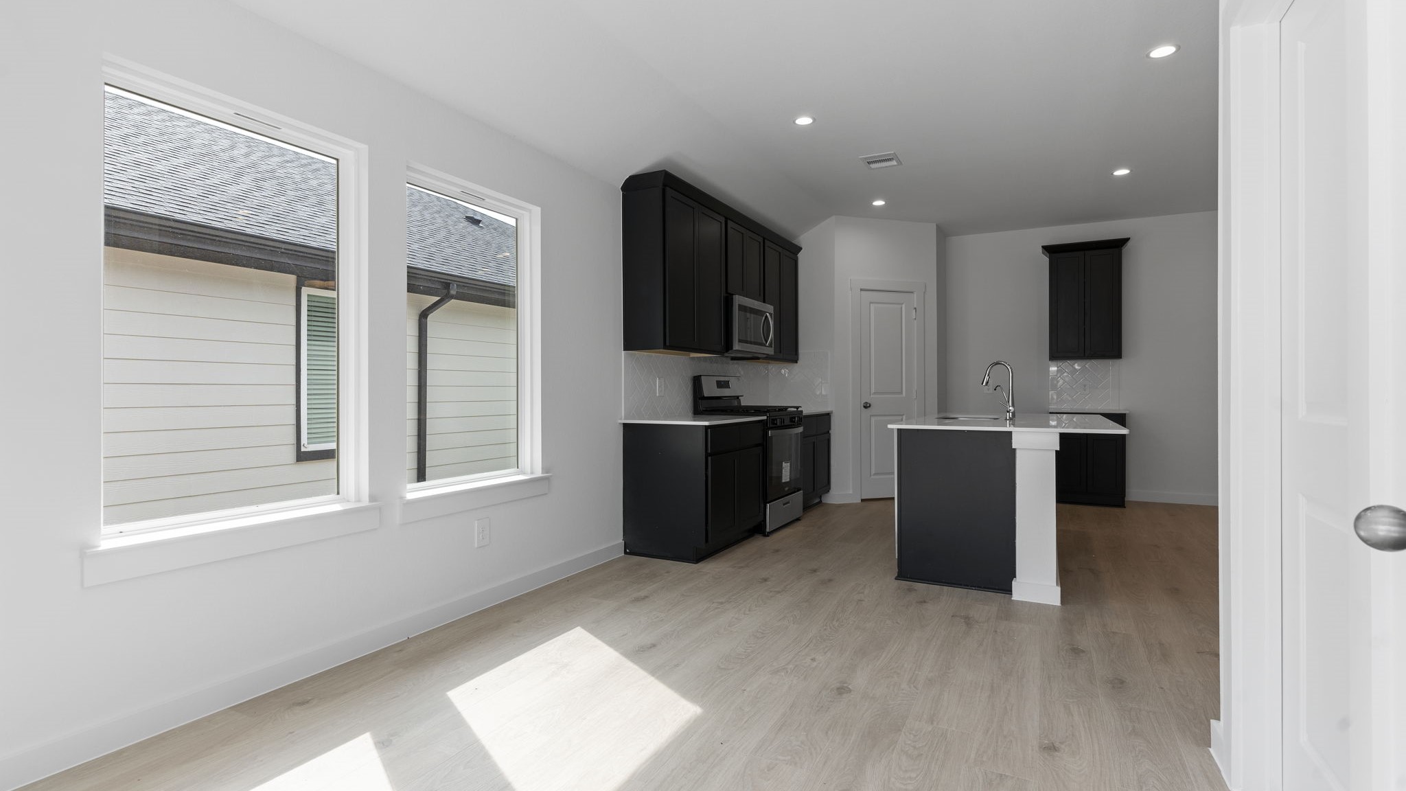 spacious dining room