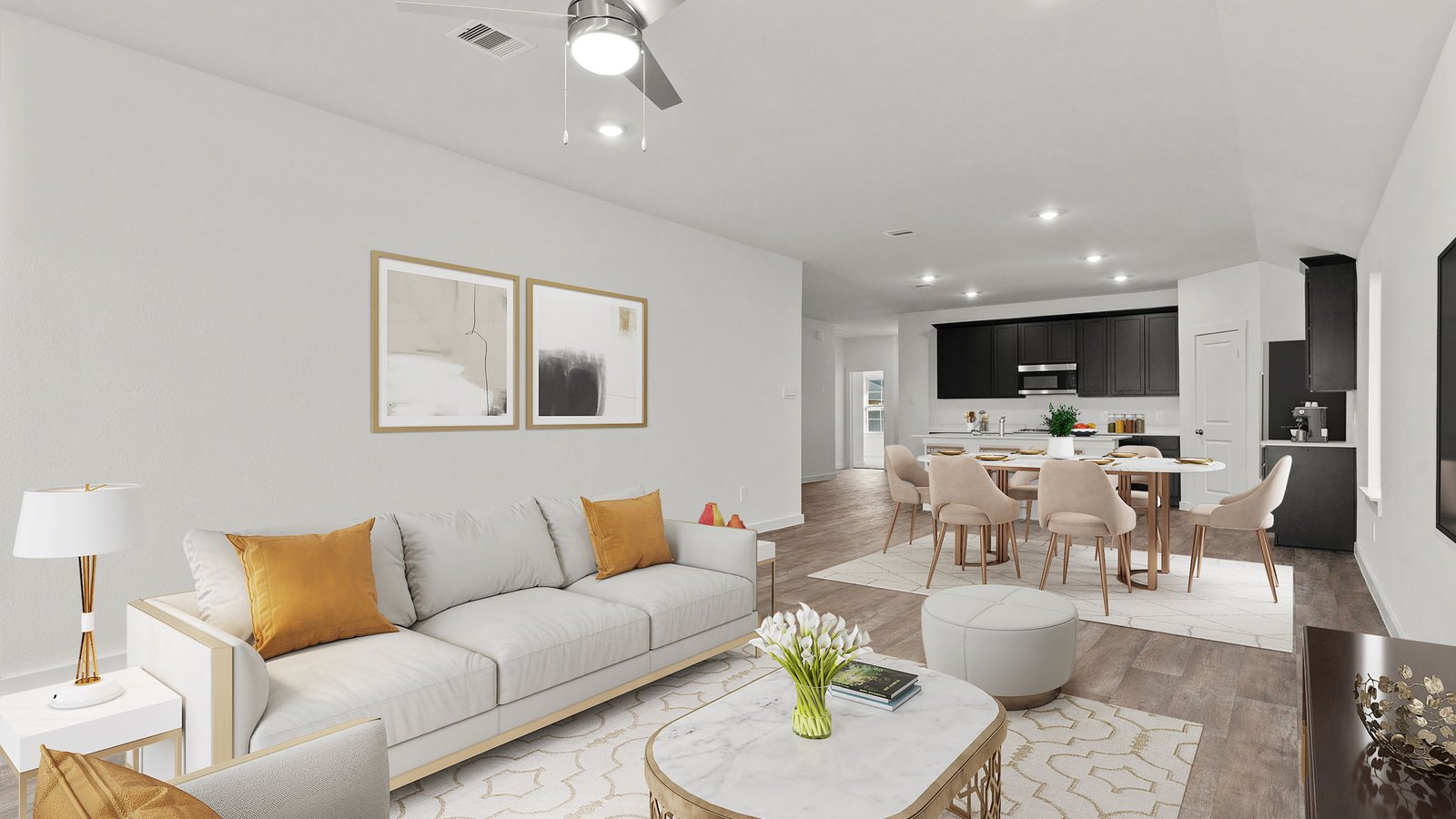 oversized living room