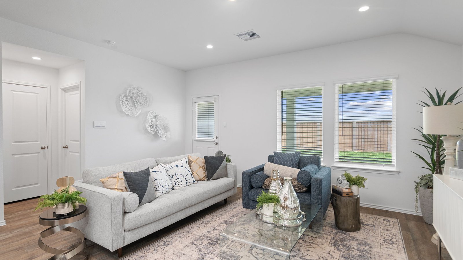 spacious living room