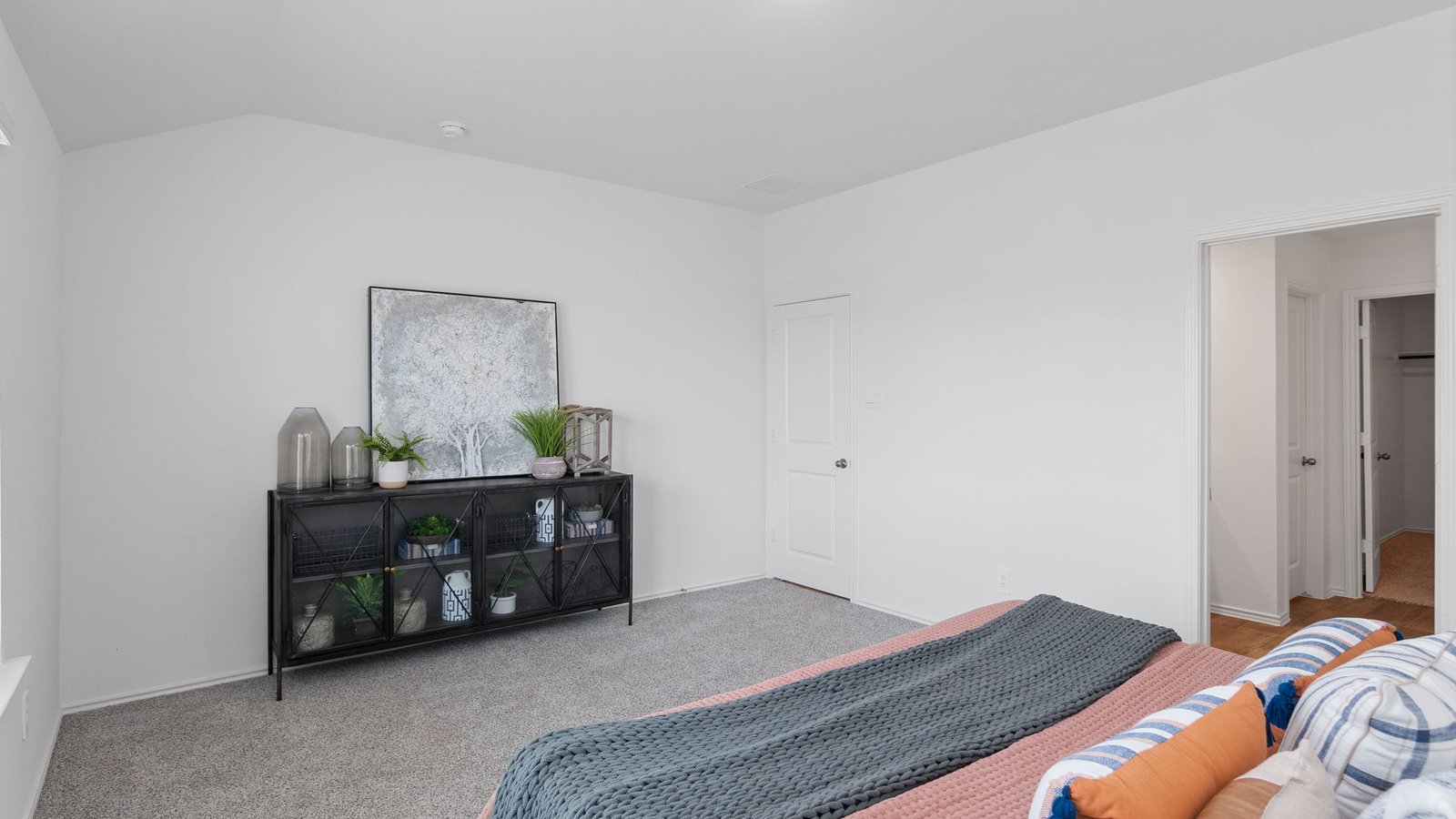 spacious primary bedroom