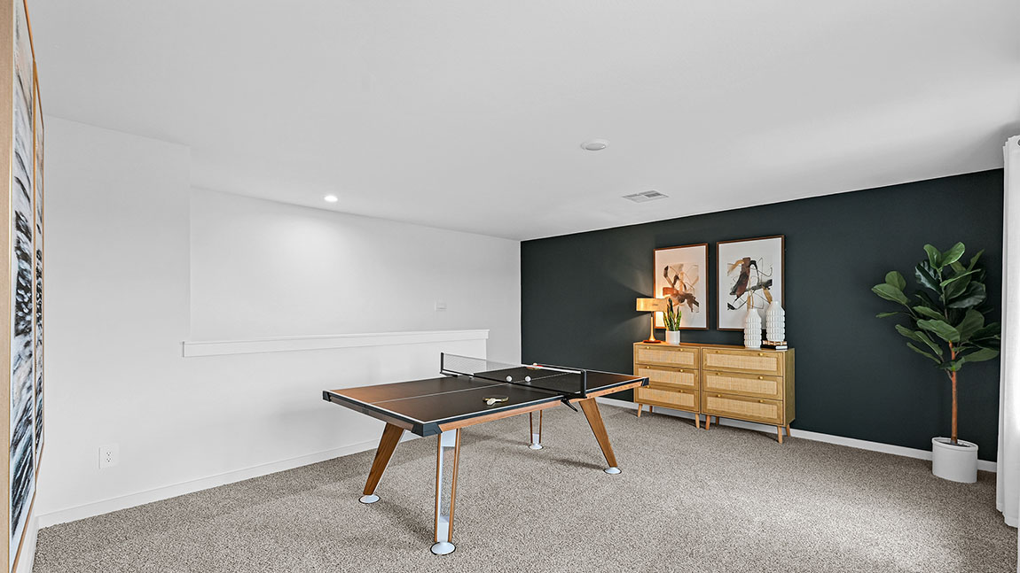 spacious game room