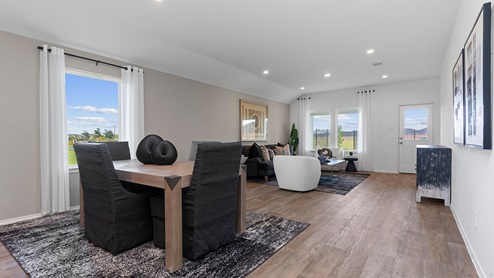 gaven living and dining area