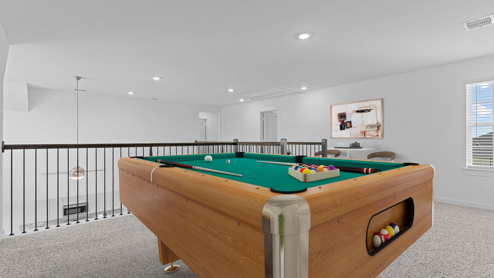 game room second floor