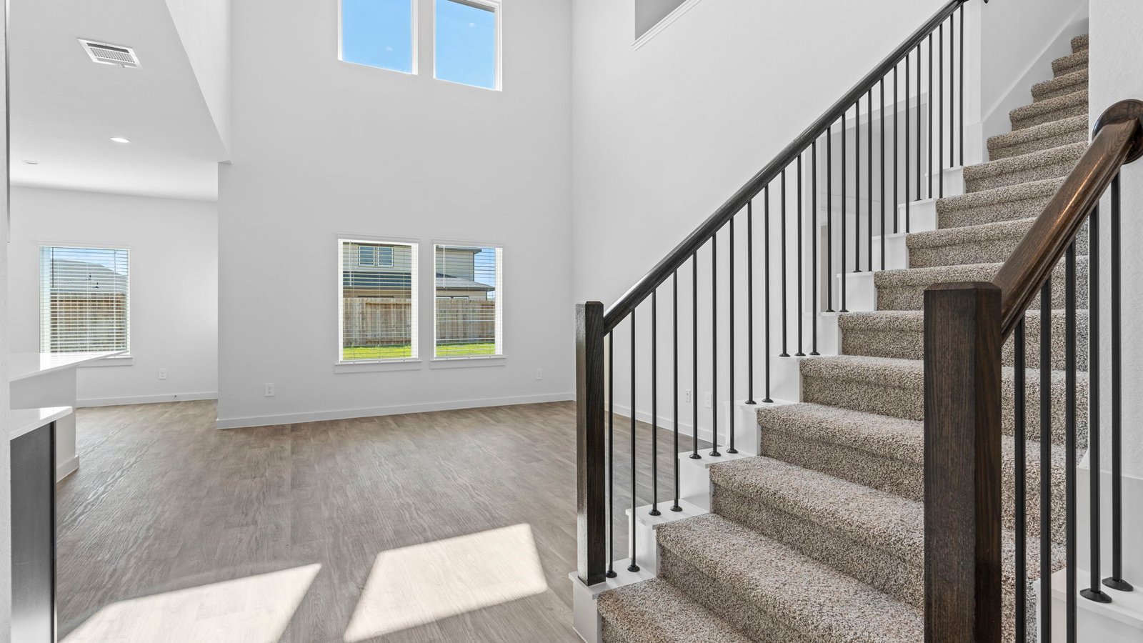 open concept floor plan