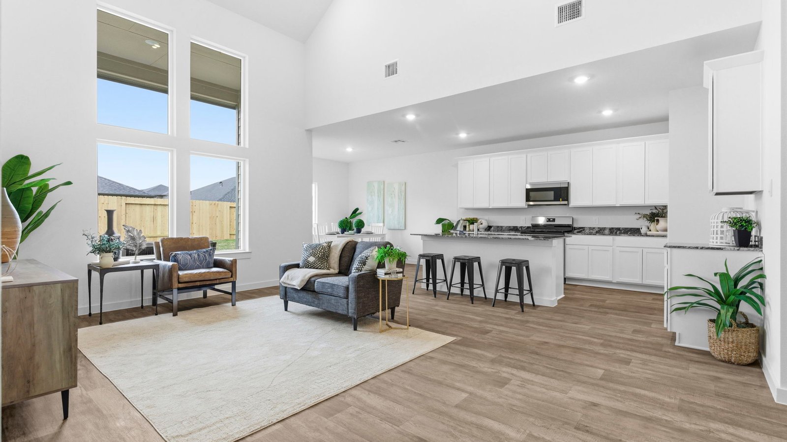 open concept floor plan