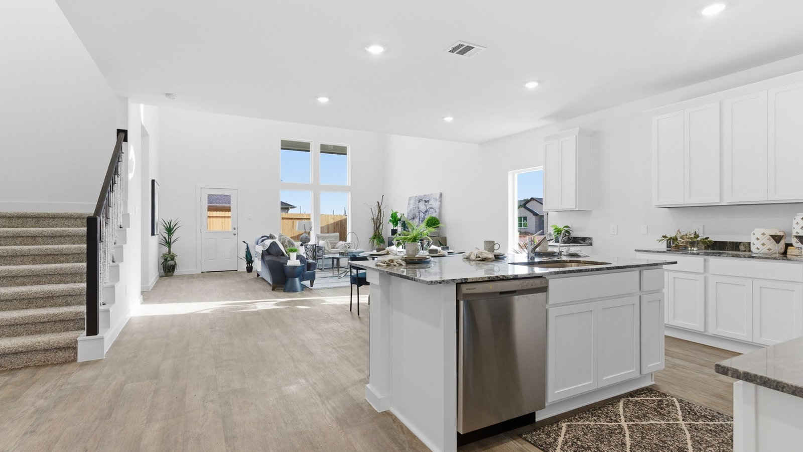 open concept floor plan