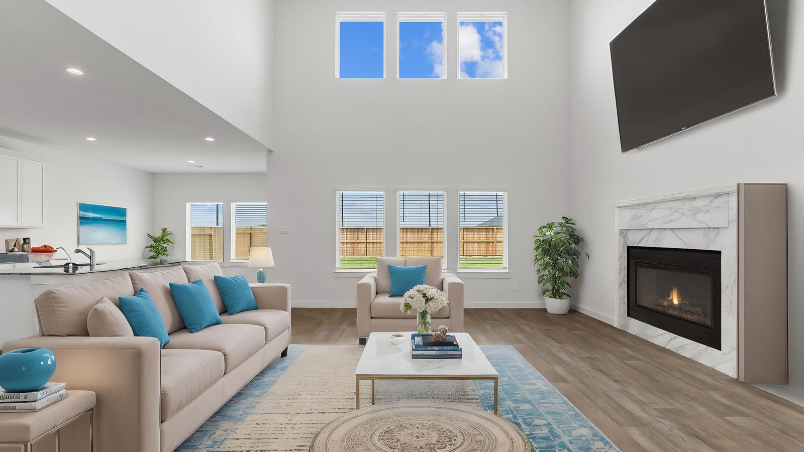 oversized living room