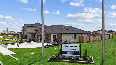 evergreen models and monument sign