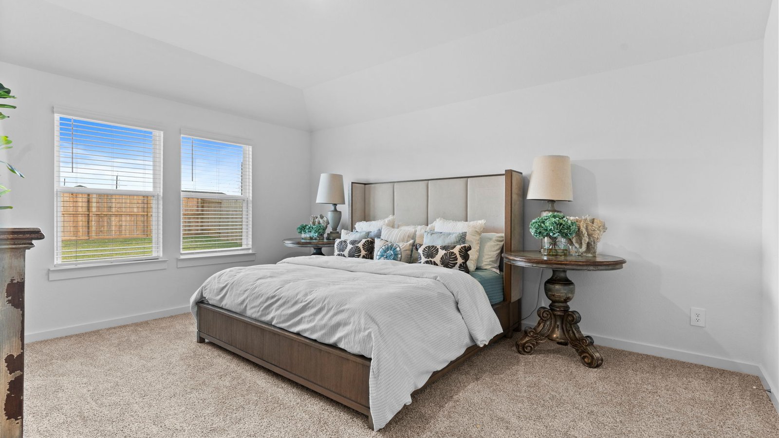 primary bedroom king sized bed