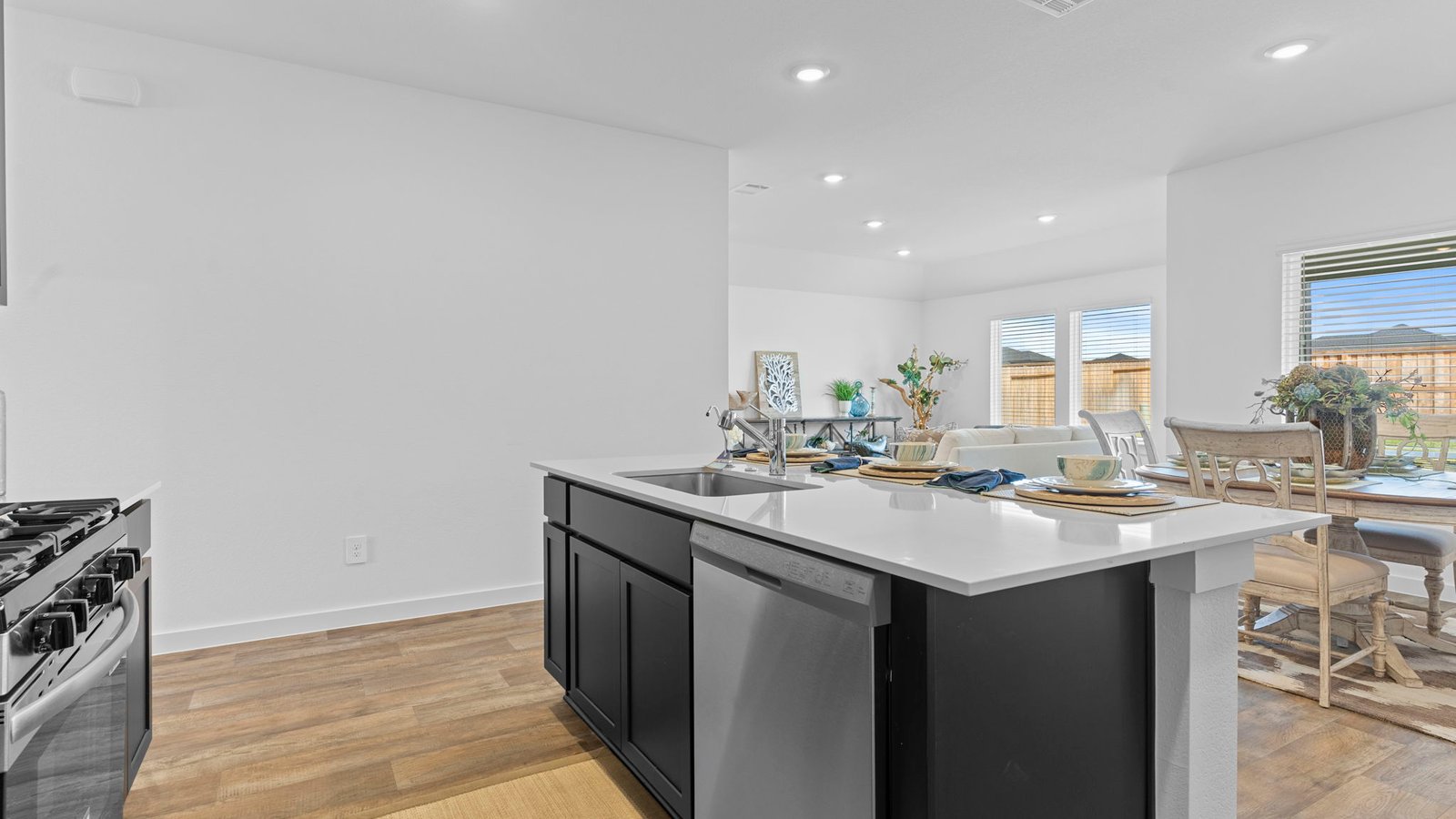 Kitchen into Dining Area