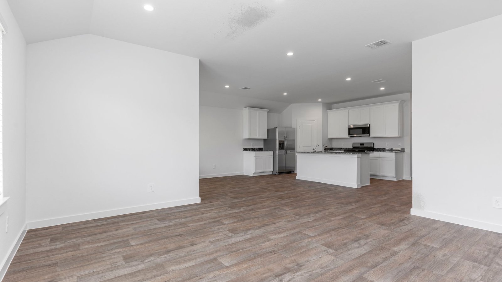 spacious living room