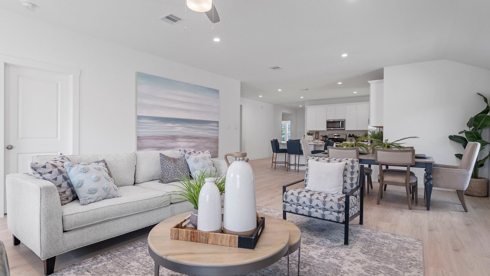 spacious living room