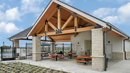 Post Oak Pointe covered pavilion