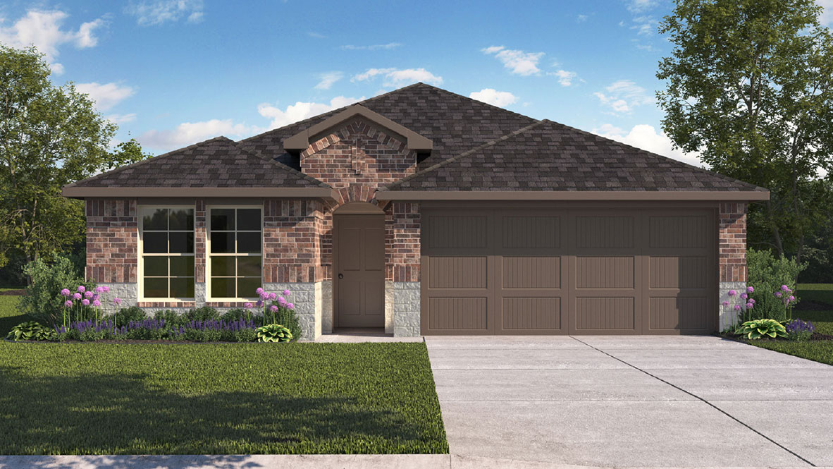 Floor Plan in Post Oak Pointe Fresno, TX D.R. Horton