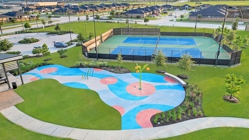 tamarron splashpad and tennis court