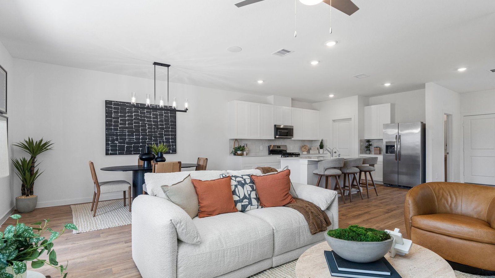 open concept floor plan