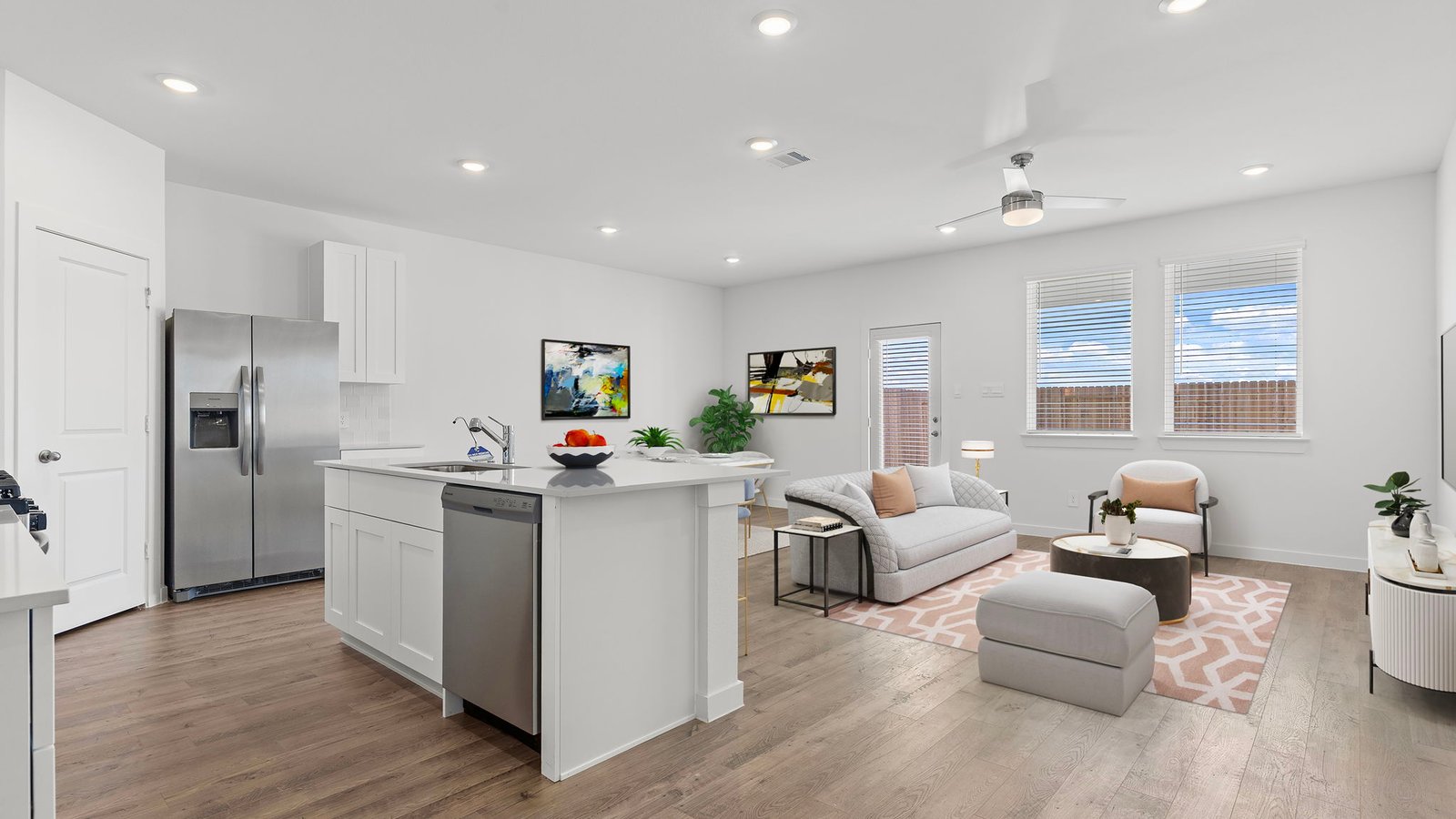 open concept floor plan