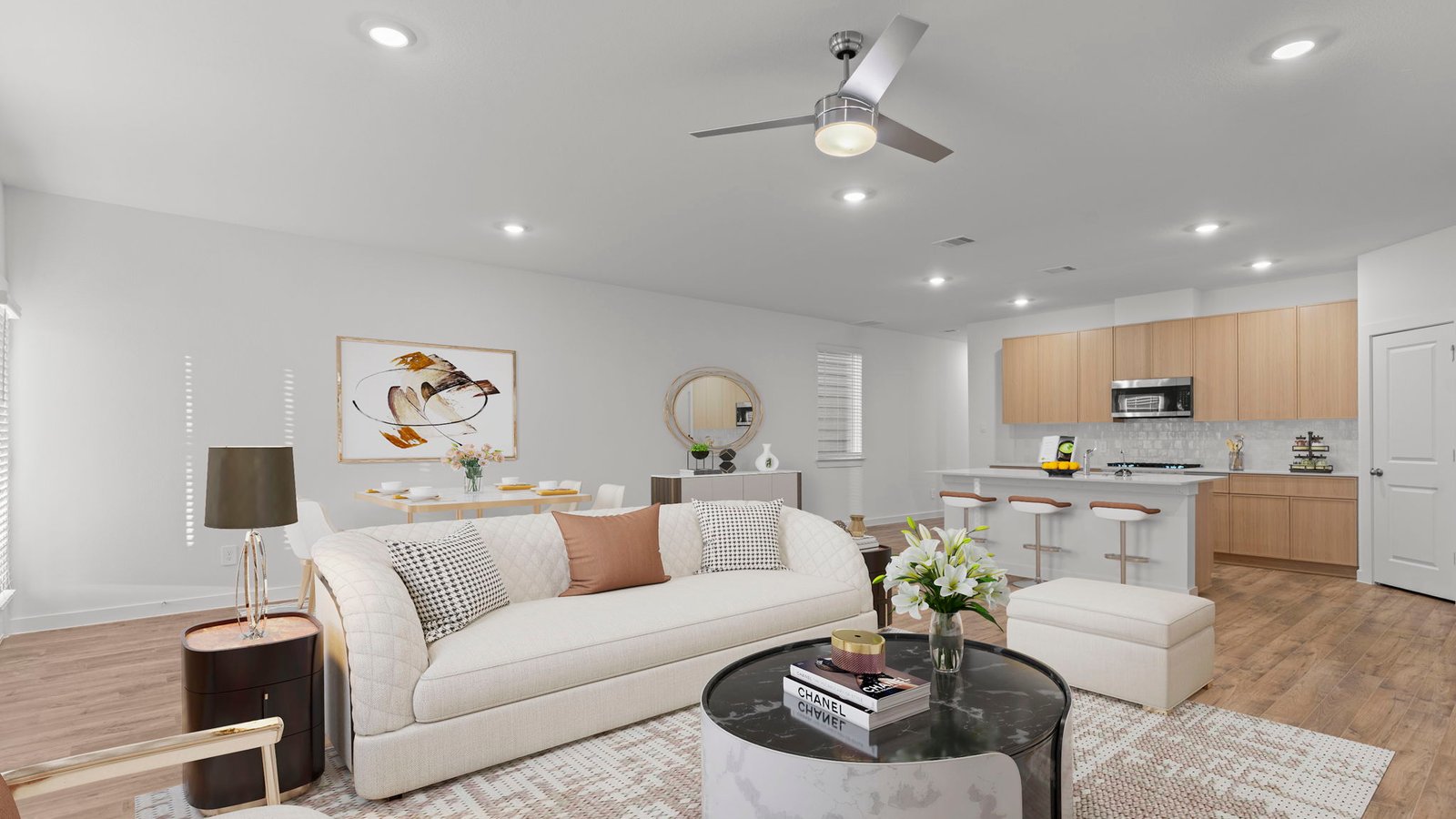 oversized living room