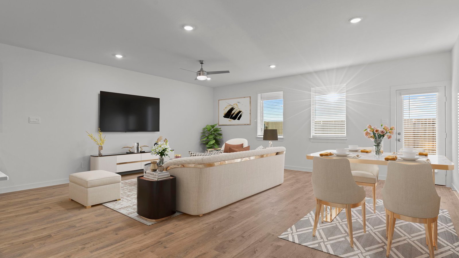 cactus living and dining room