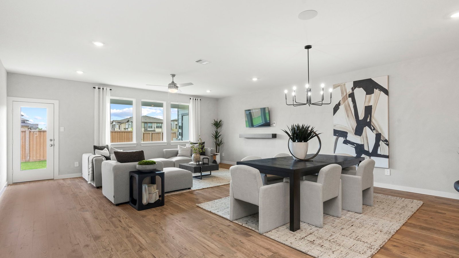 open concept floor plan