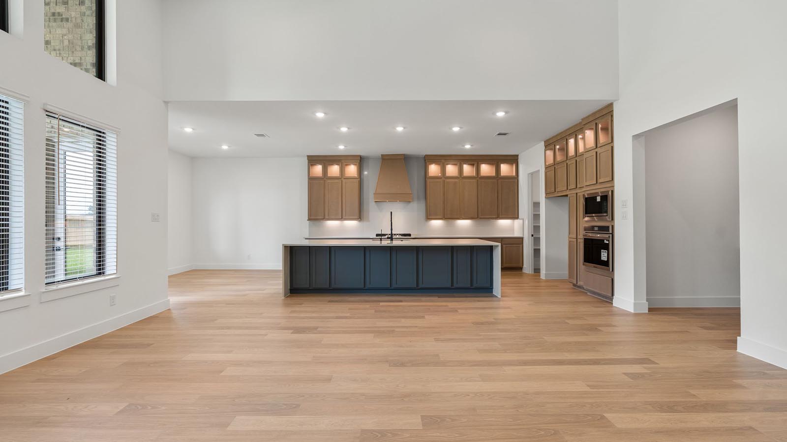 Open kitchen concept