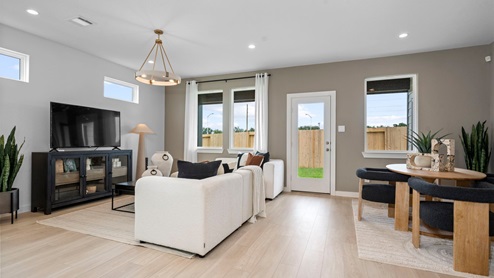 bayberry living and dining room