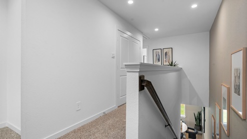 bayberry stairs and hallway