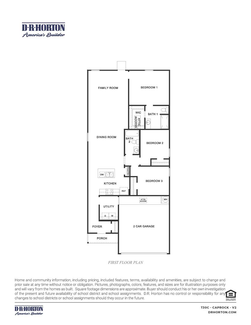 Caprock Floorplan Render