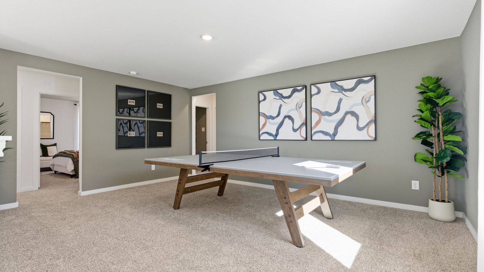 spacious game room