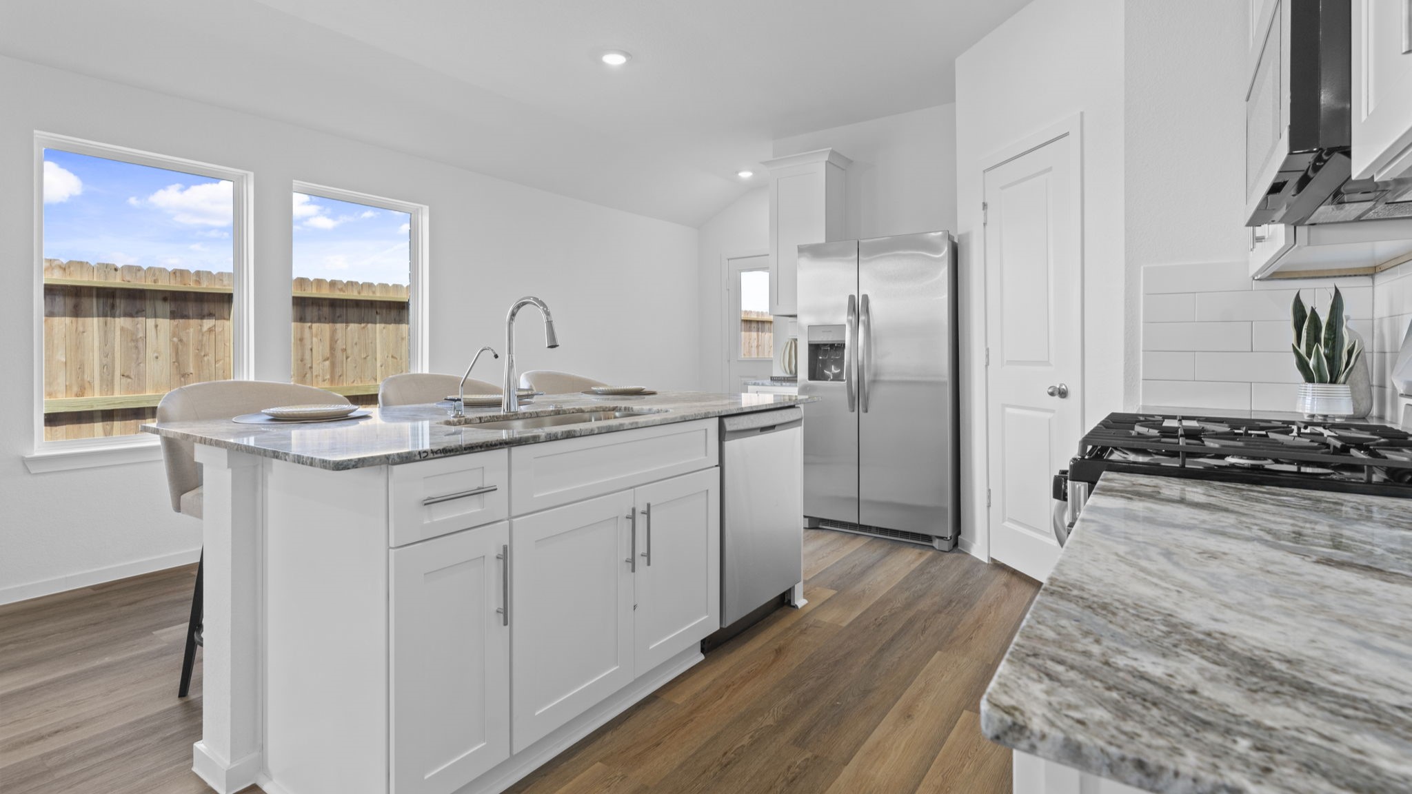 open concept kitchen