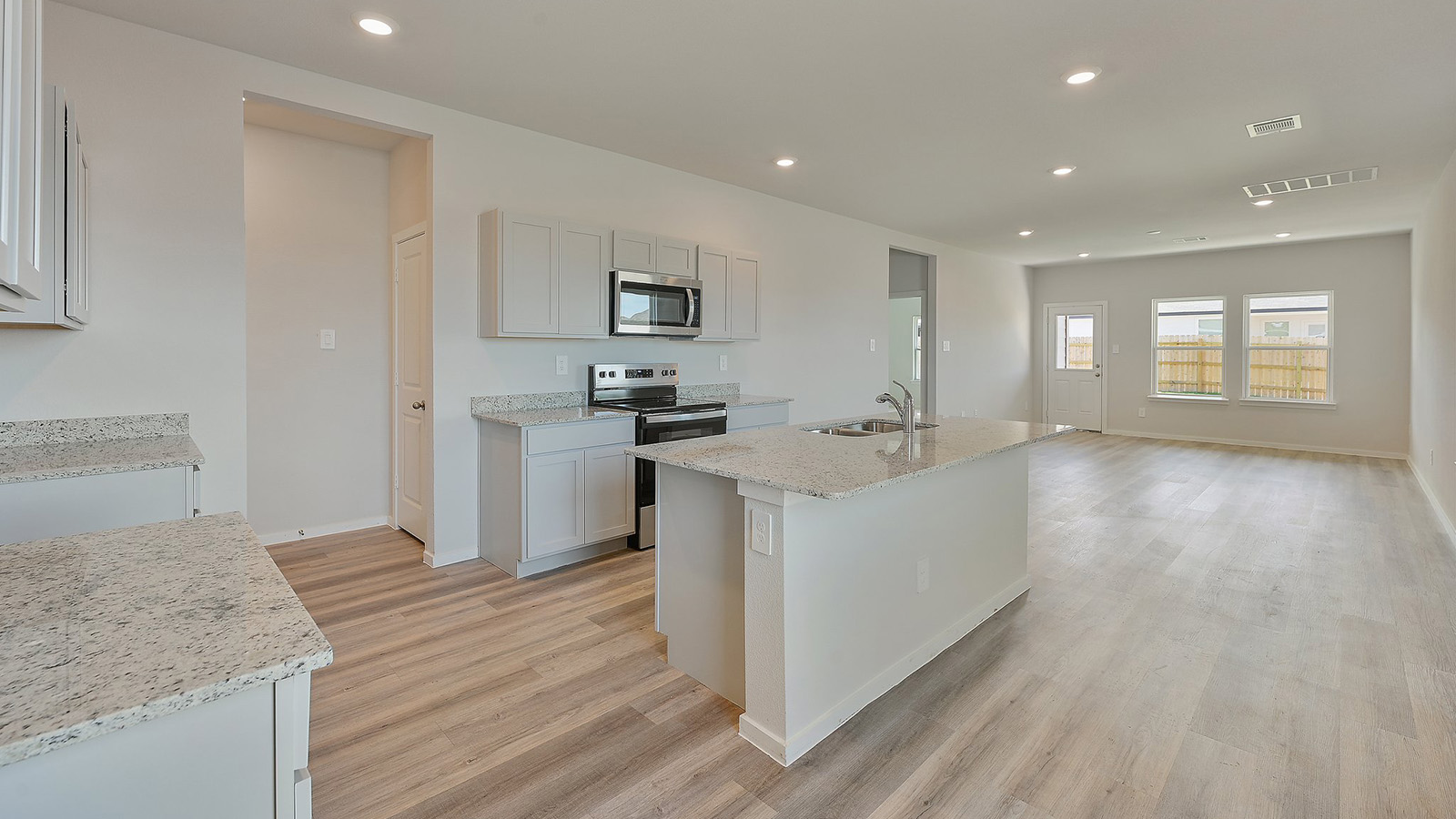 open concept kitchen