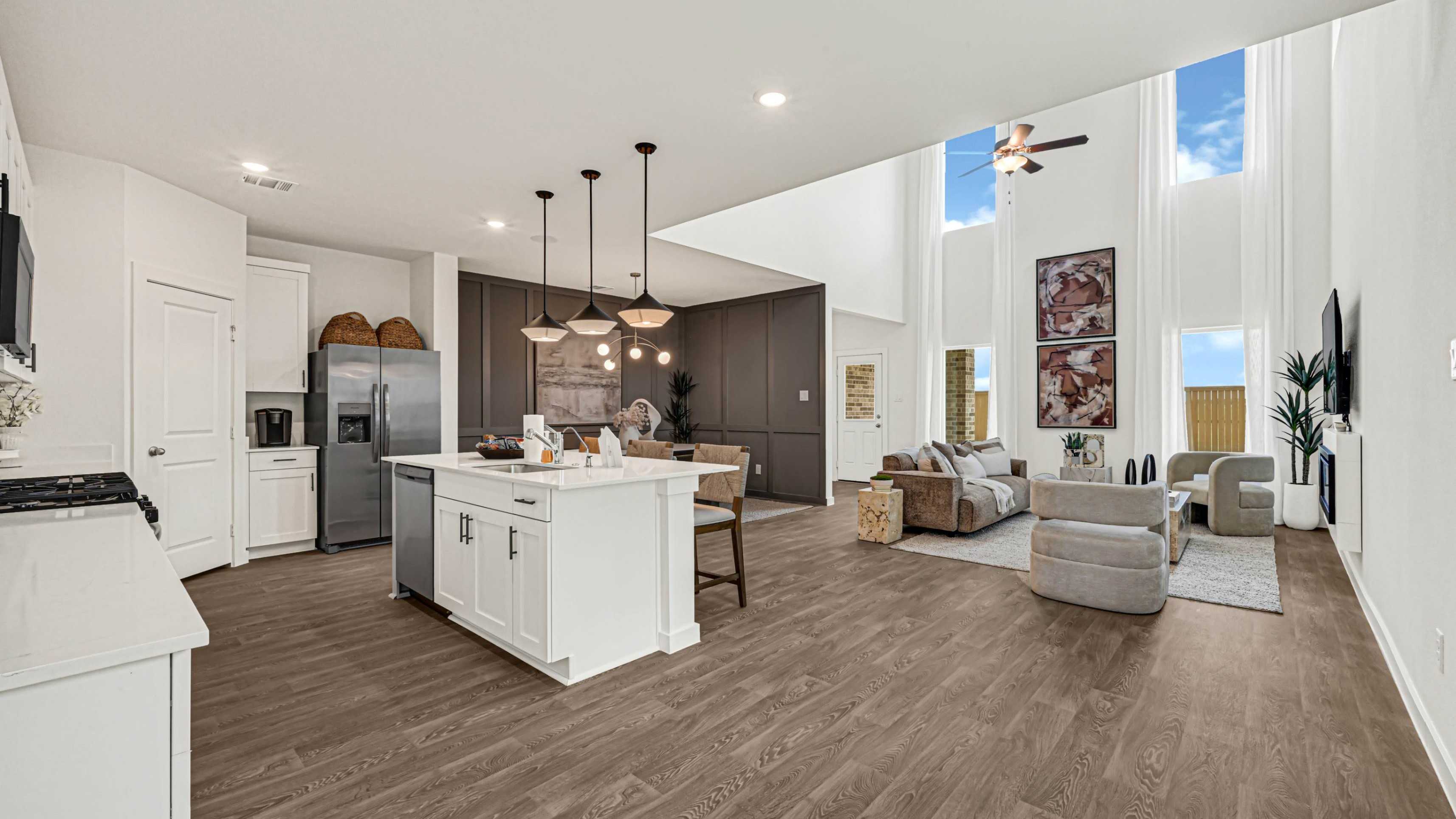 Kitchen and Living