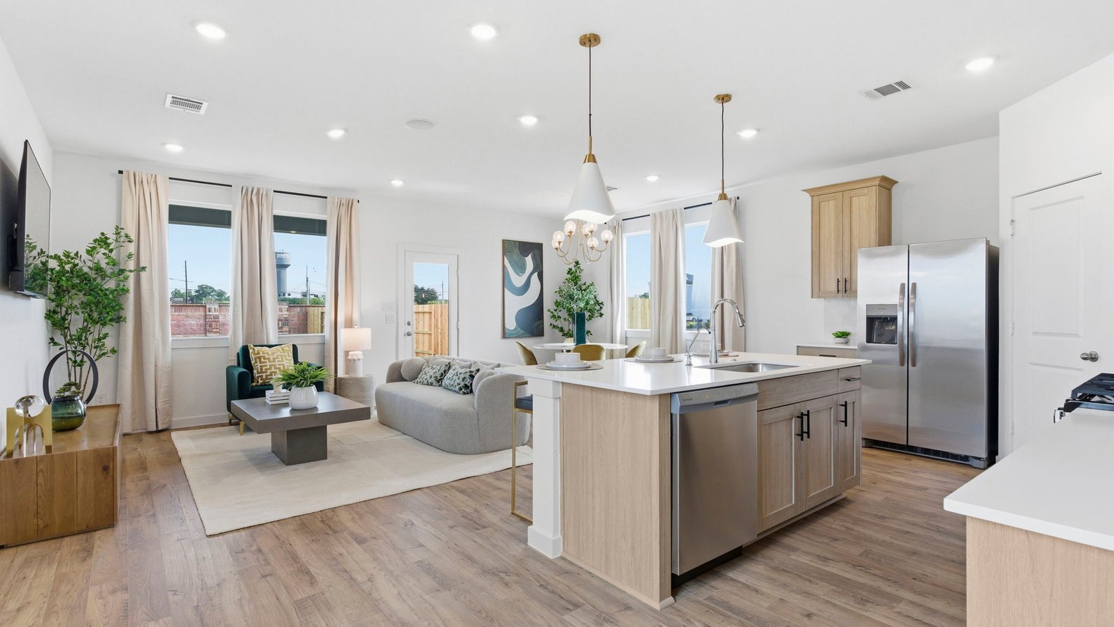 open concept floor plan