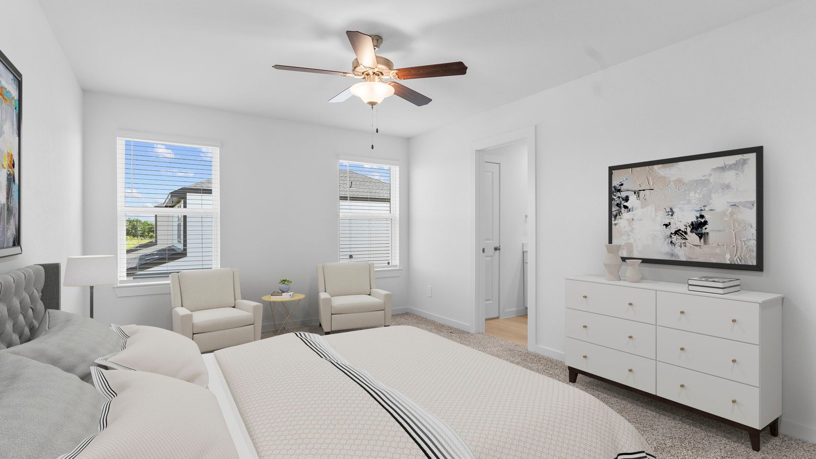 king size bed primary bedroom