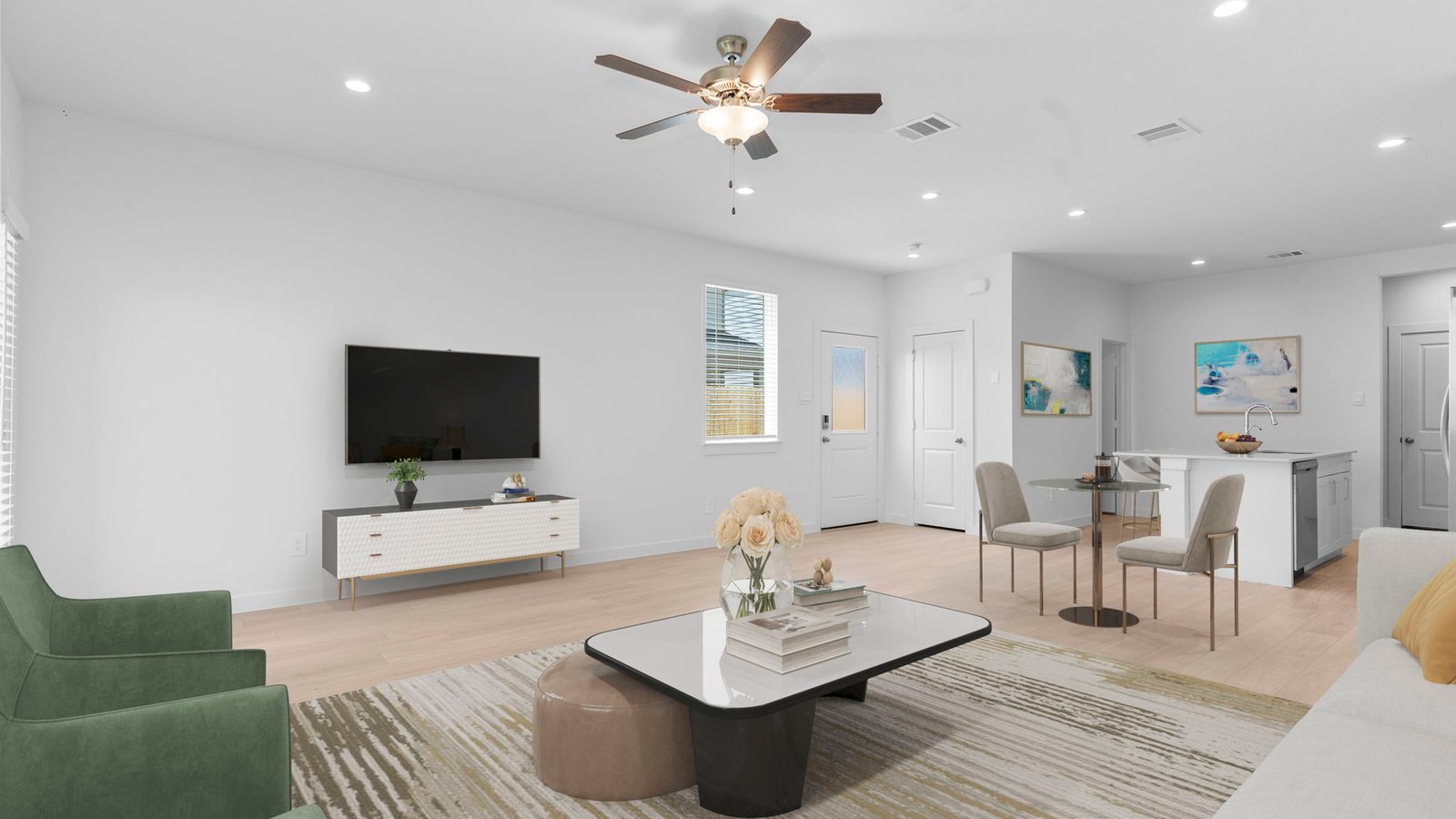 open concept floor plan