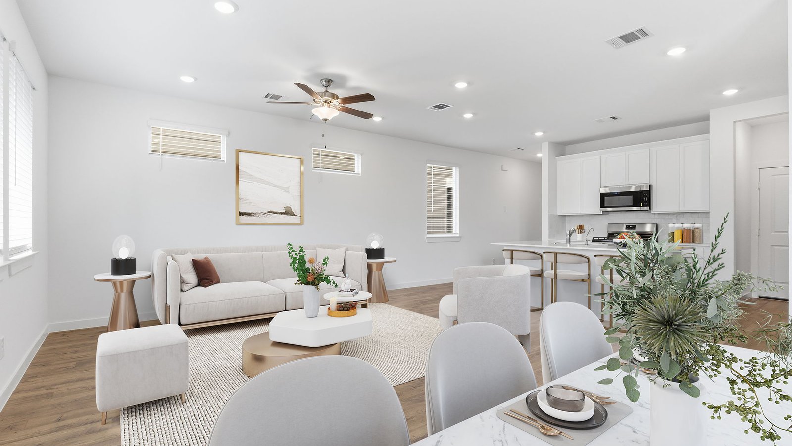 oversized floor plan