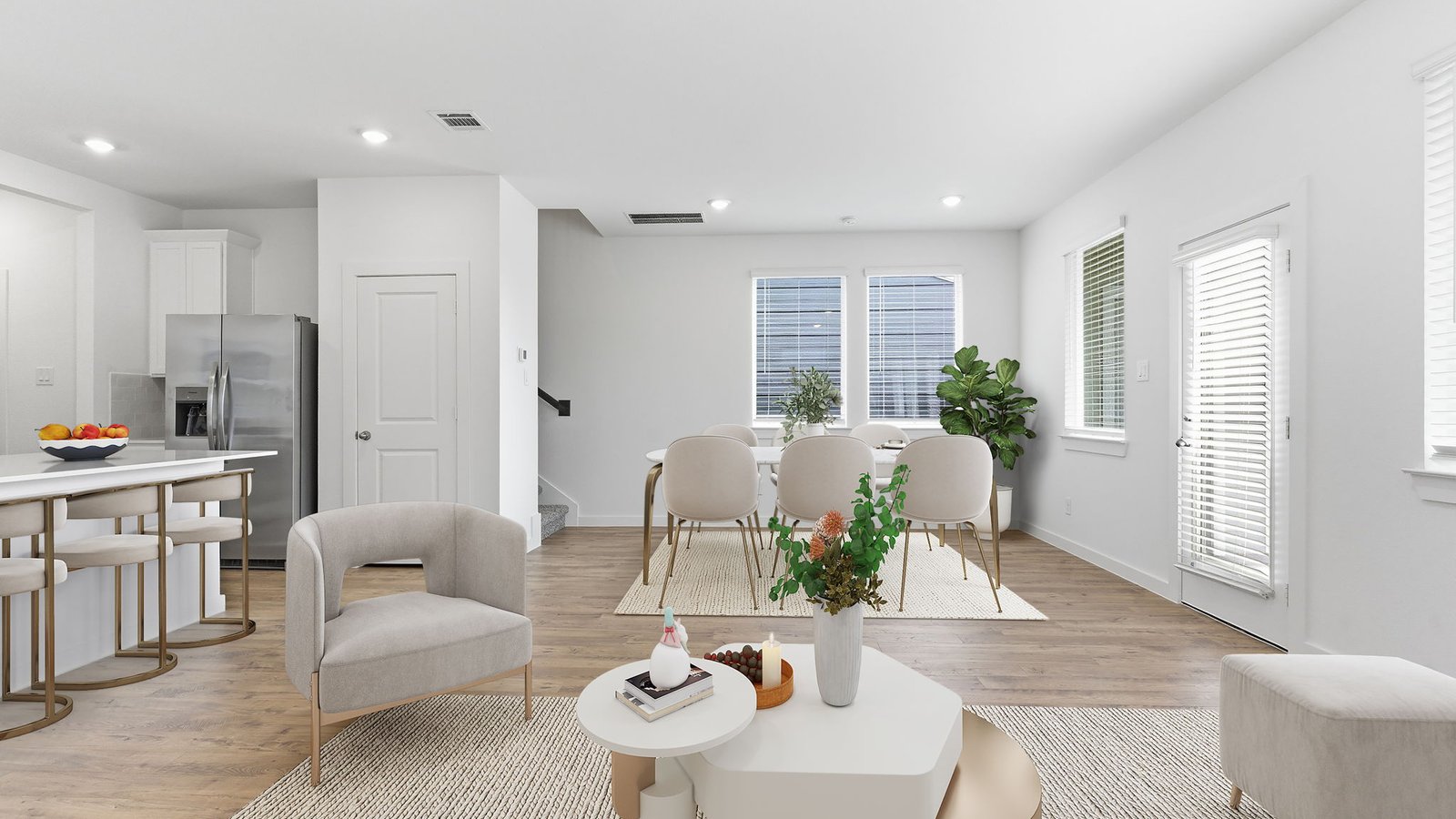 open concept floor plan