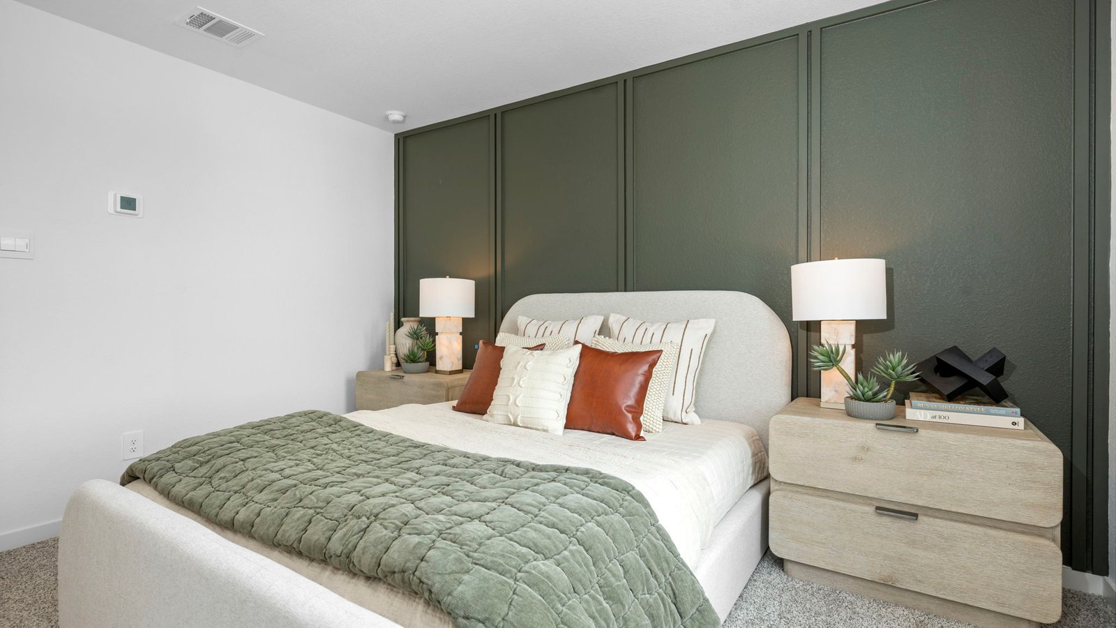 spacious primary bedroom