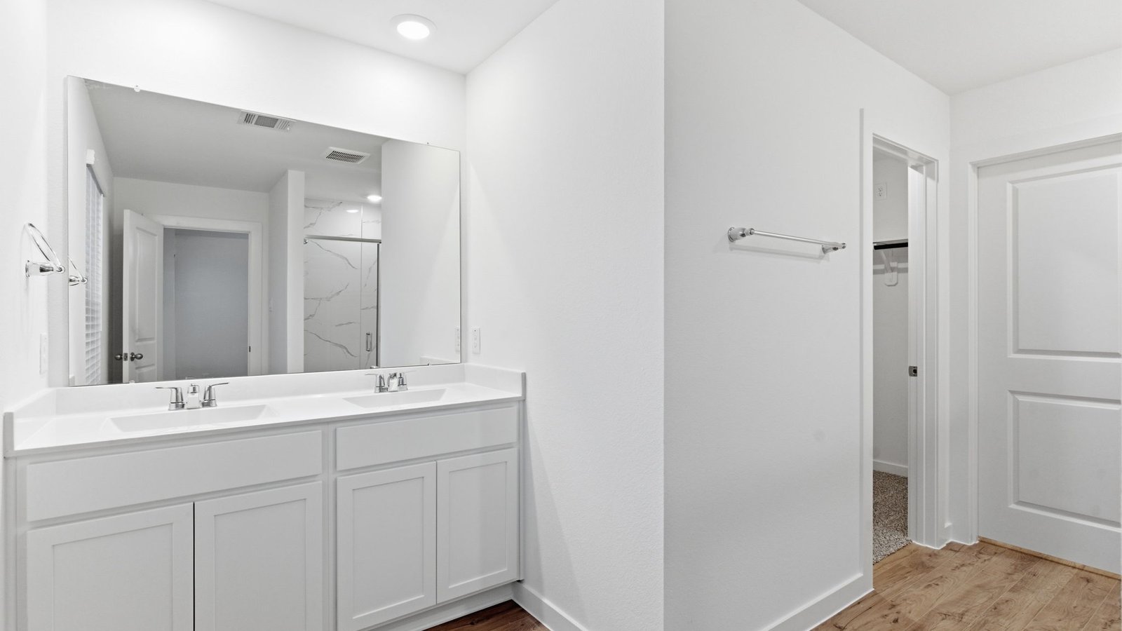 primary bathroom dual sink