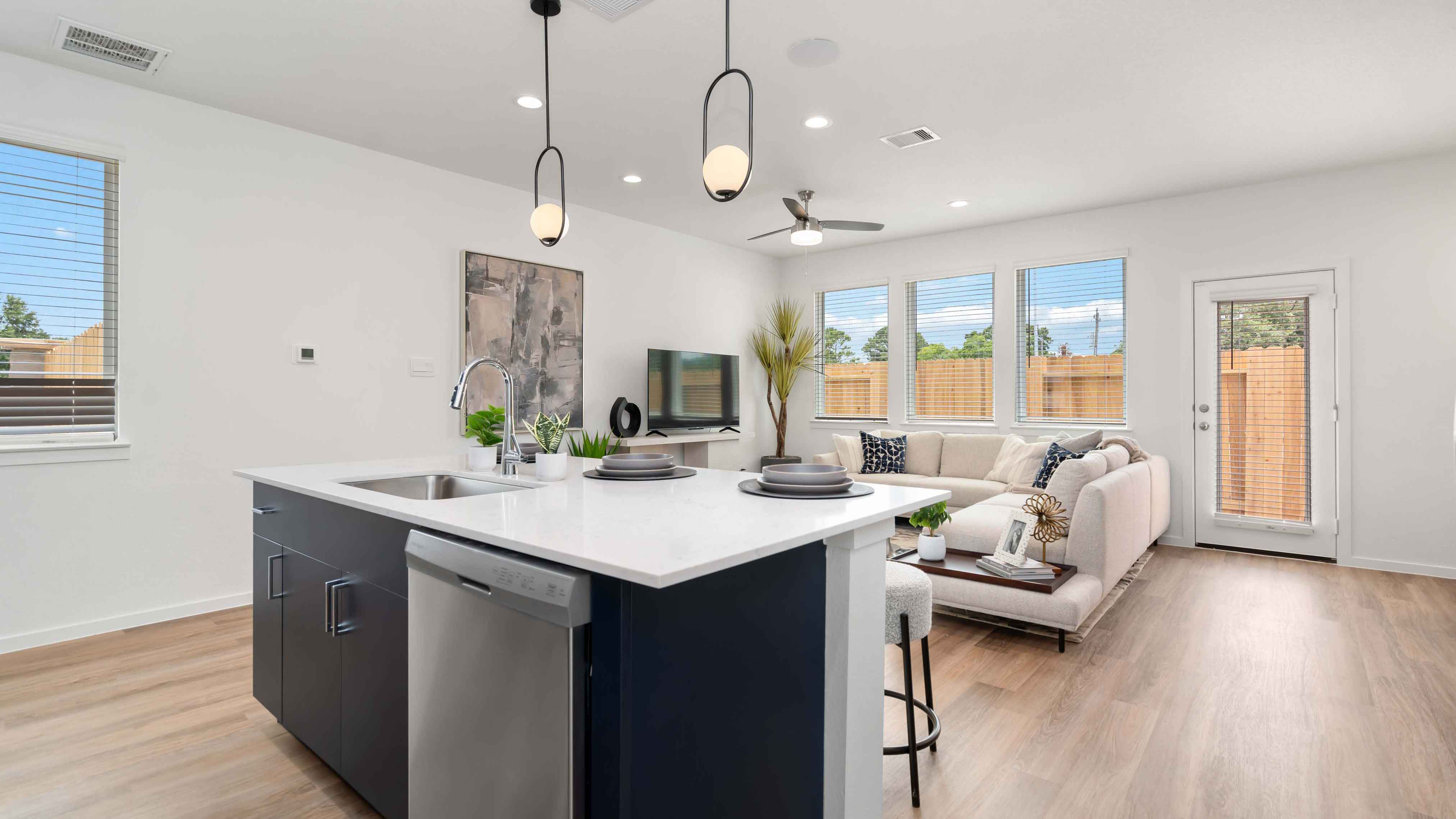 open concept kitchen