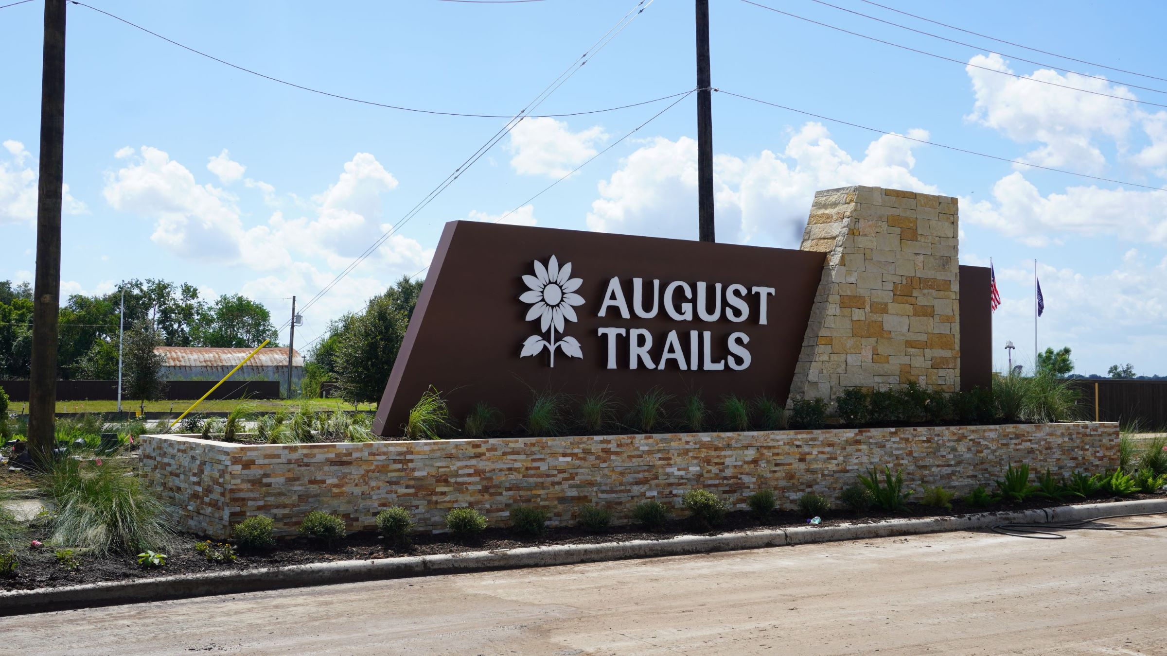 Beautiful entrance of August Trails