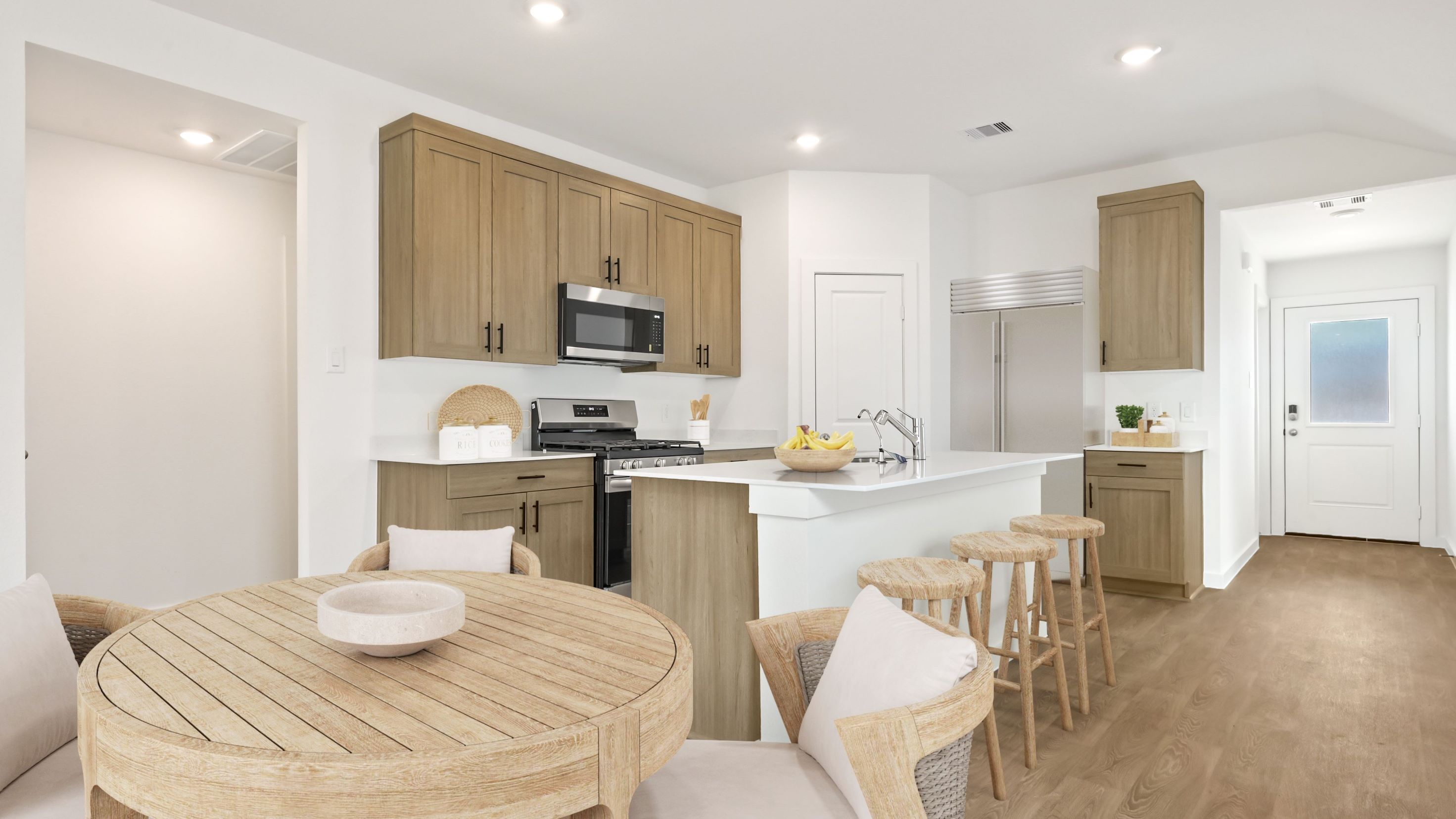 Living Room and Dining Room