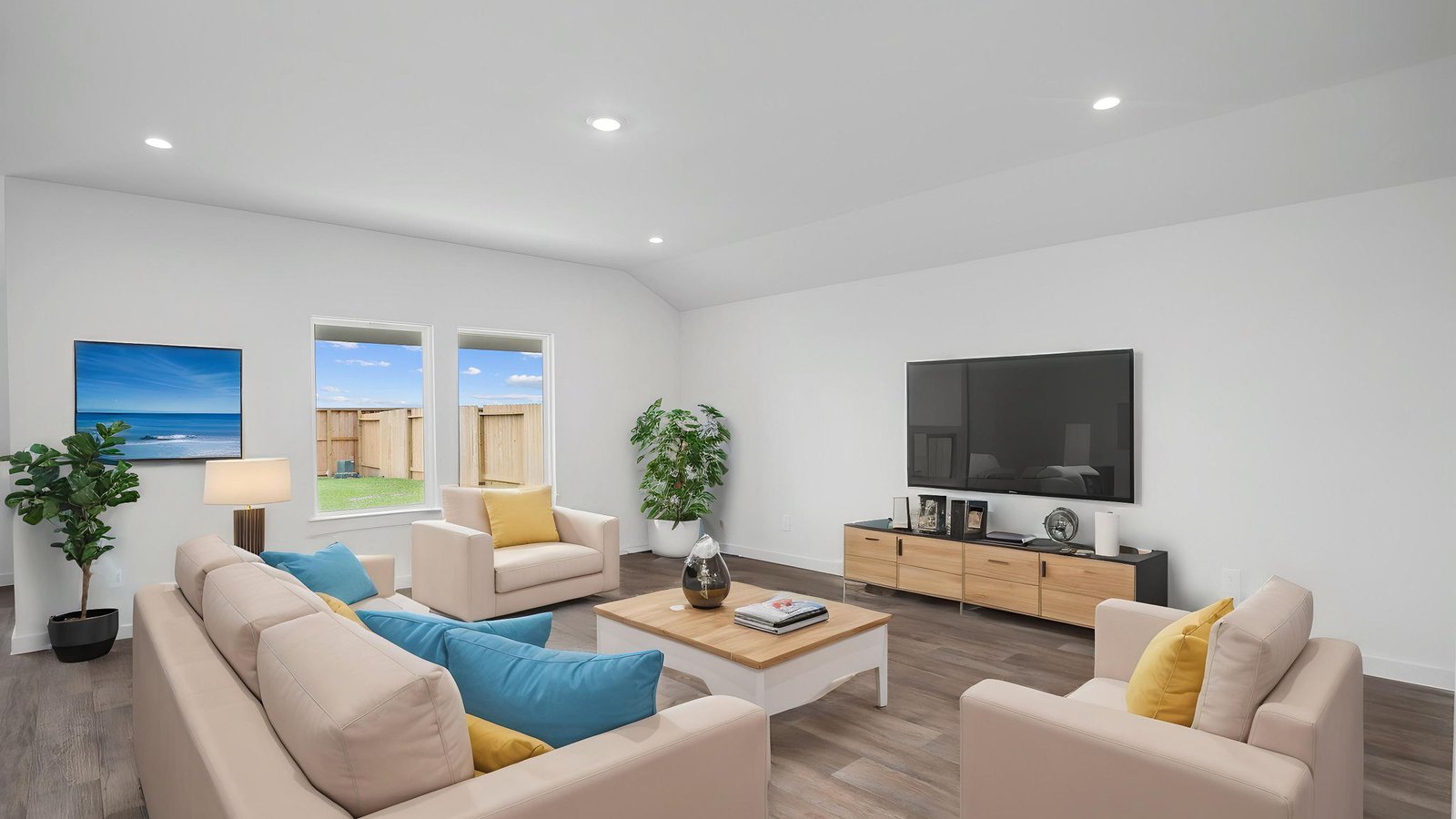 spacious living area