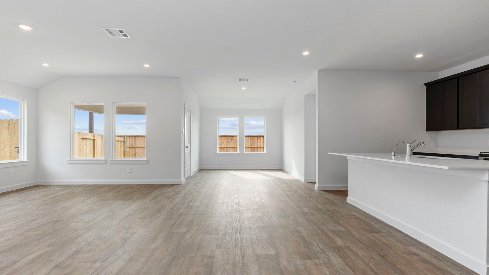 open concept floor plan