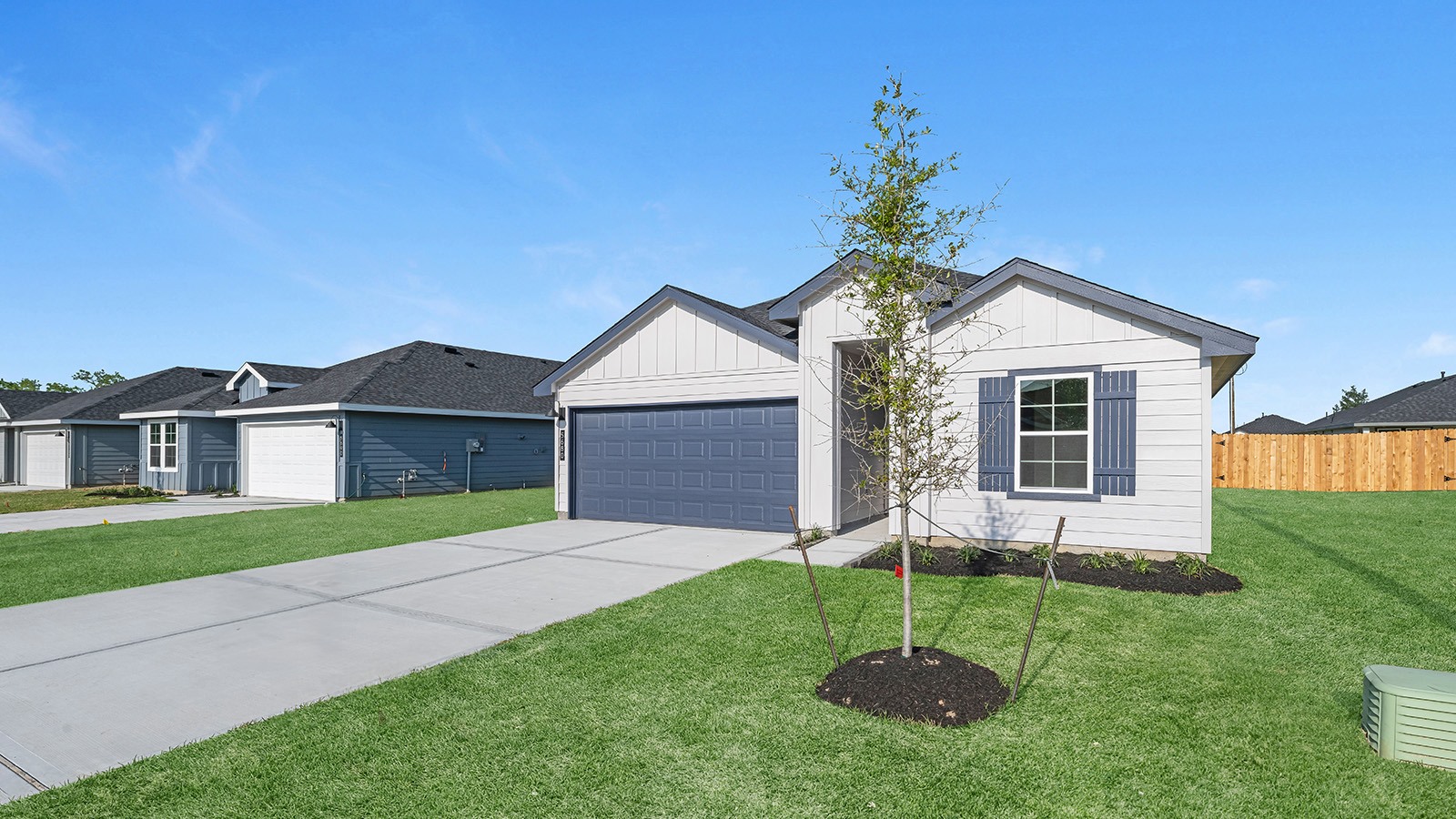 Harris exterior front view of the front of house.